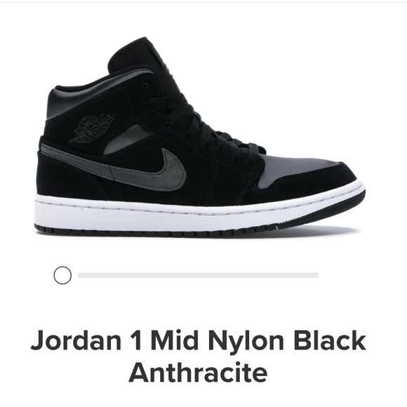 jordan 1 mid nylon black anthracite